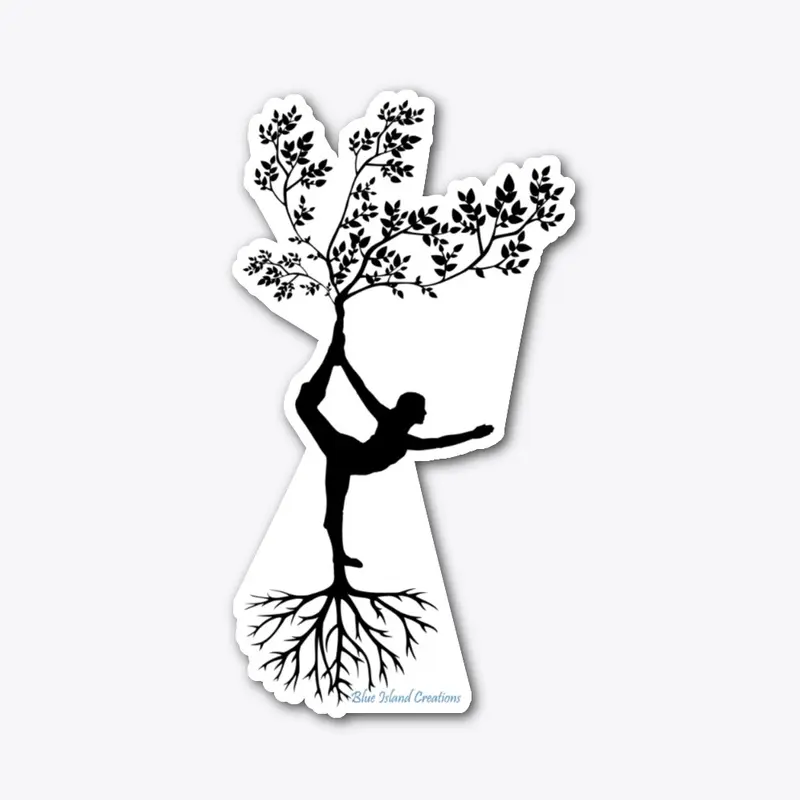 Yoga Woman Tree Earth Collection