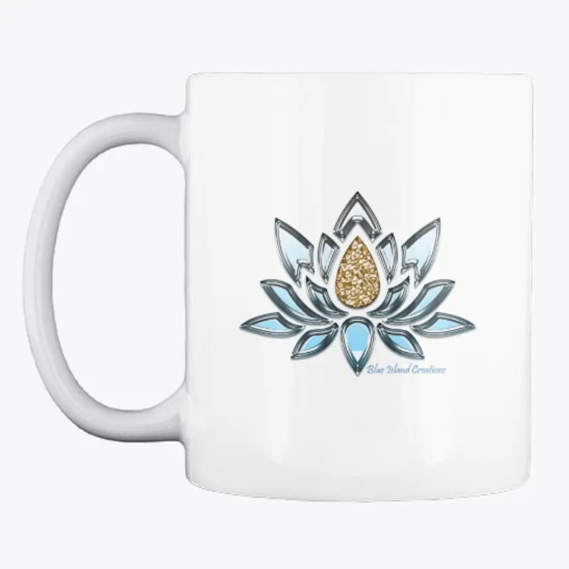 Chrome Blue Lotus Flower Collection