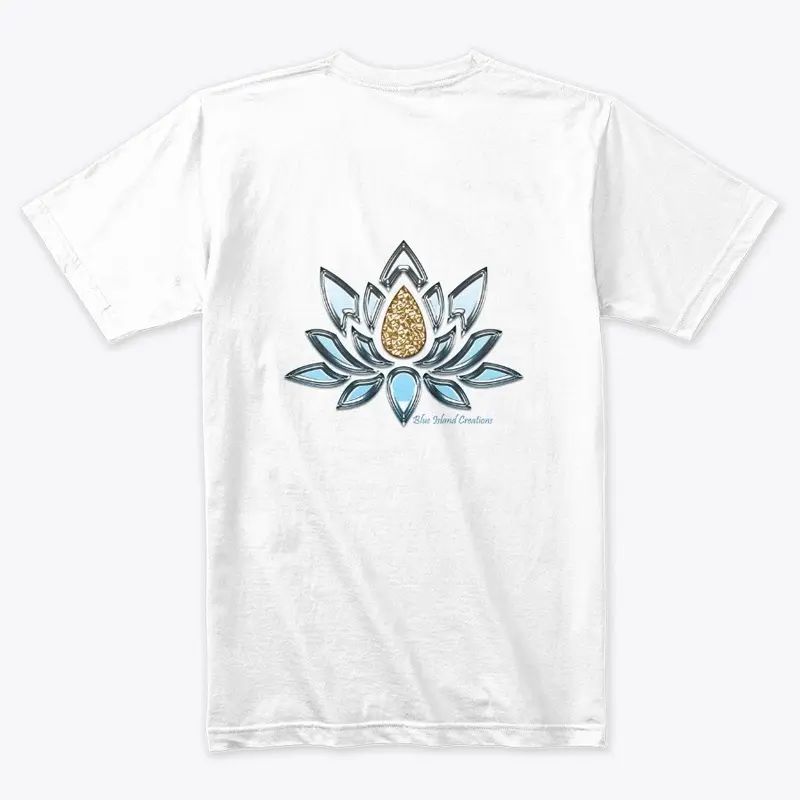 Chrome Blue Lotus Flower Collection